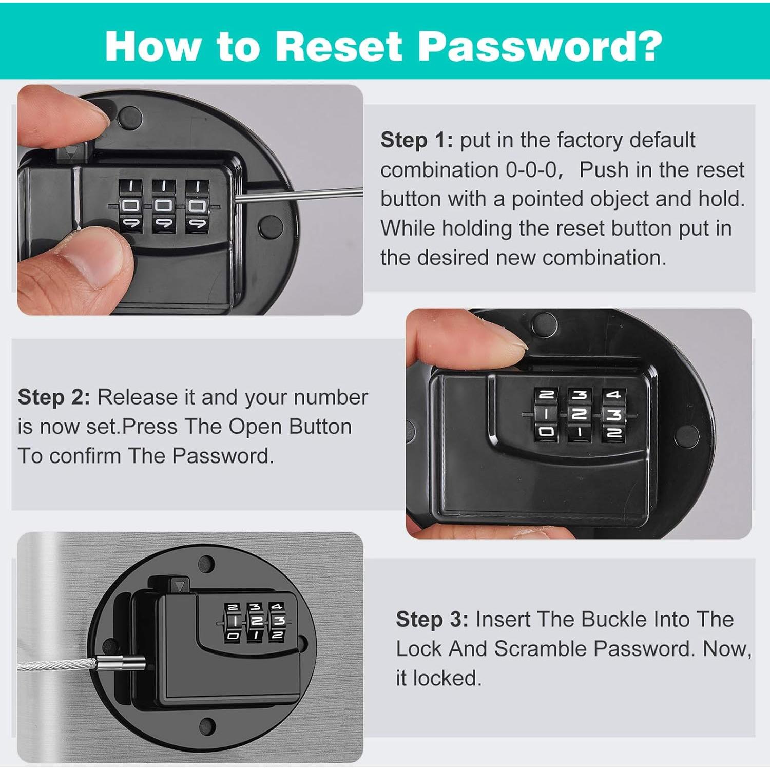 Cerraduras para Refrigerador - 2 Paquetes Alta Resistencia Negro