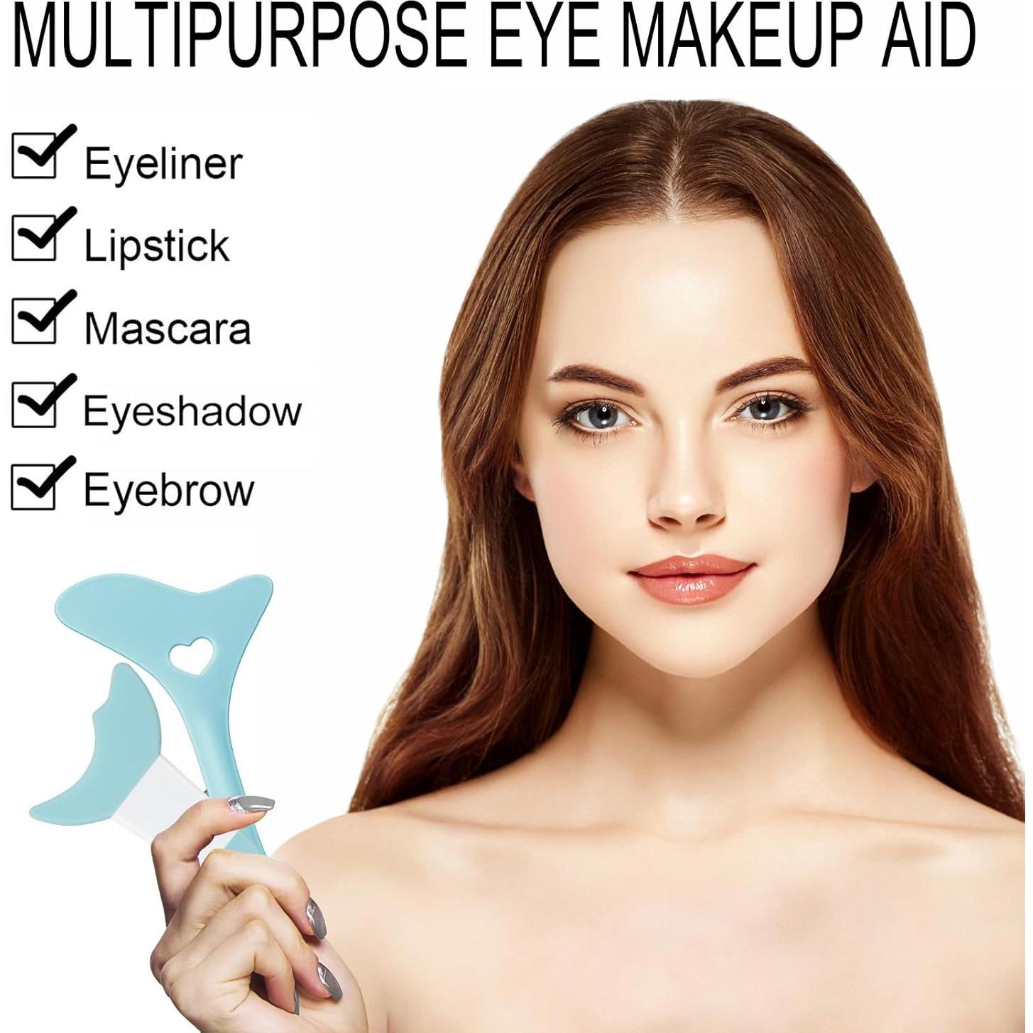 Plantillas de Eyeliner Reutilizables SUMEITANG Azul 2 Pcs