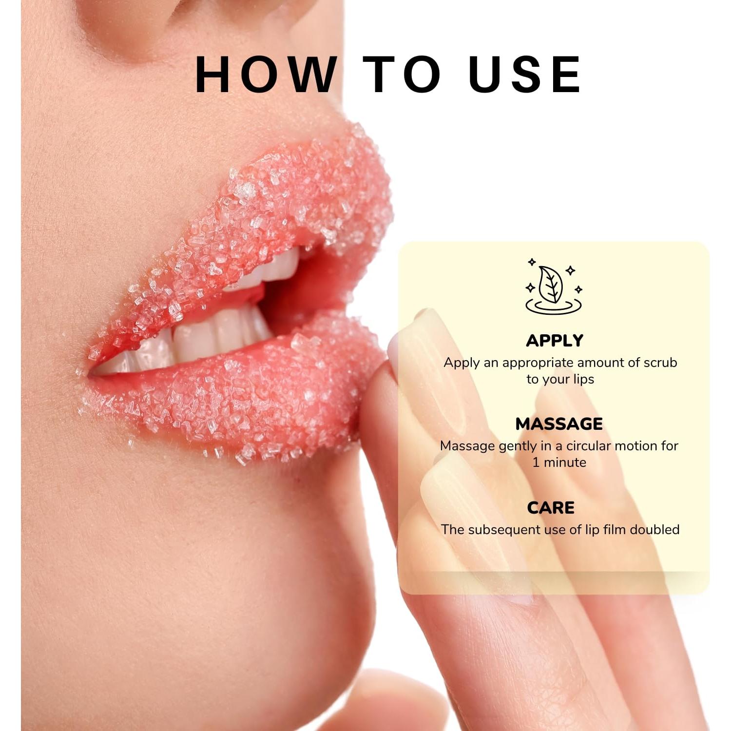 Set de Cuidado de Labios Benatu - Mascarilla y Exfoliante Miel y Leche