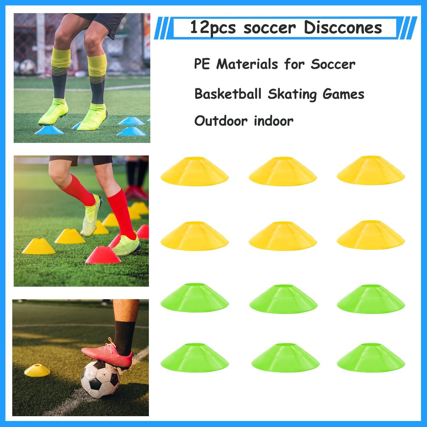 Conjunto de Entrenamiento de Fútbol TGLITC - Escalera 6.1m, 12 Conos