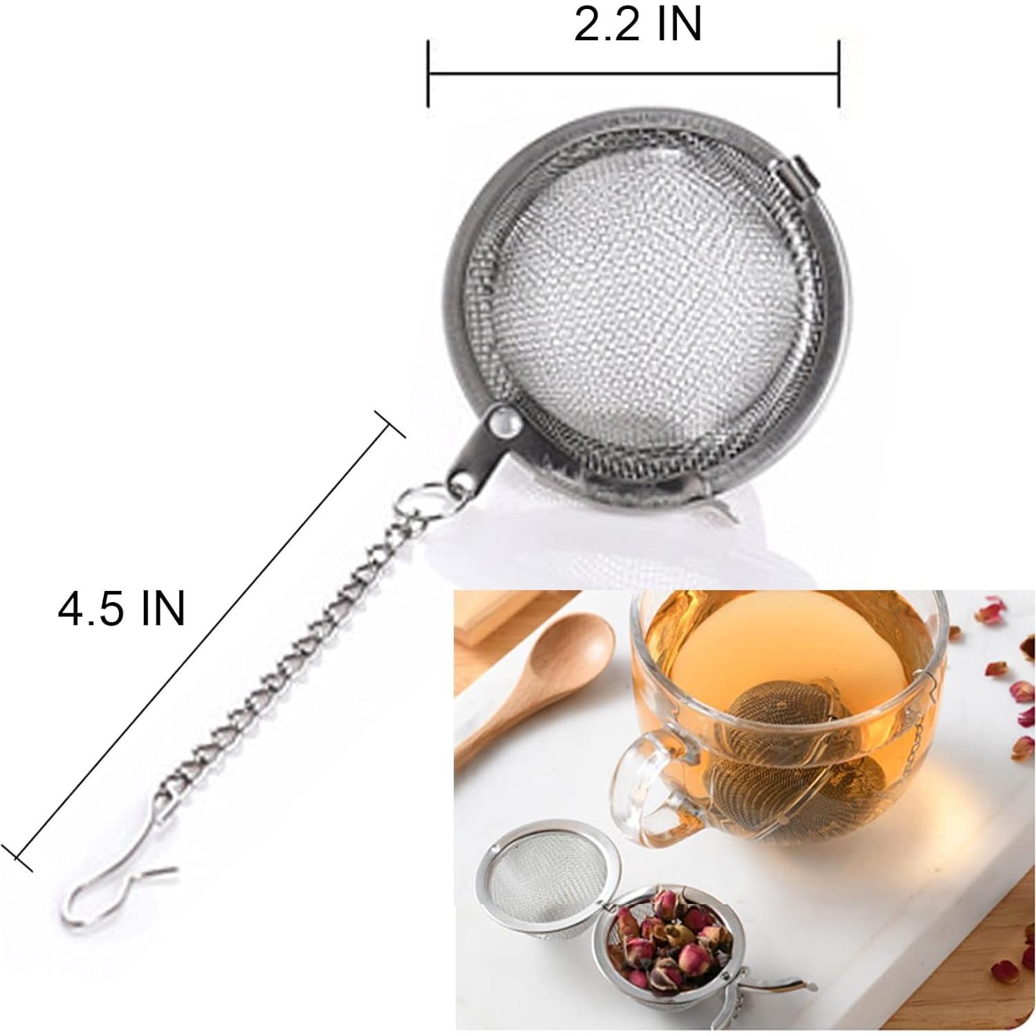 Infusor de Té OXT 10PCS Acero Inoxidable 5.49 cm
