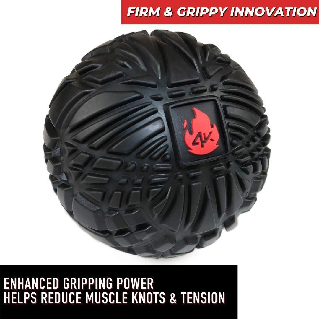 Bola de Masaje 4KOR Fireball 8.13 cm para Terapia Muscular