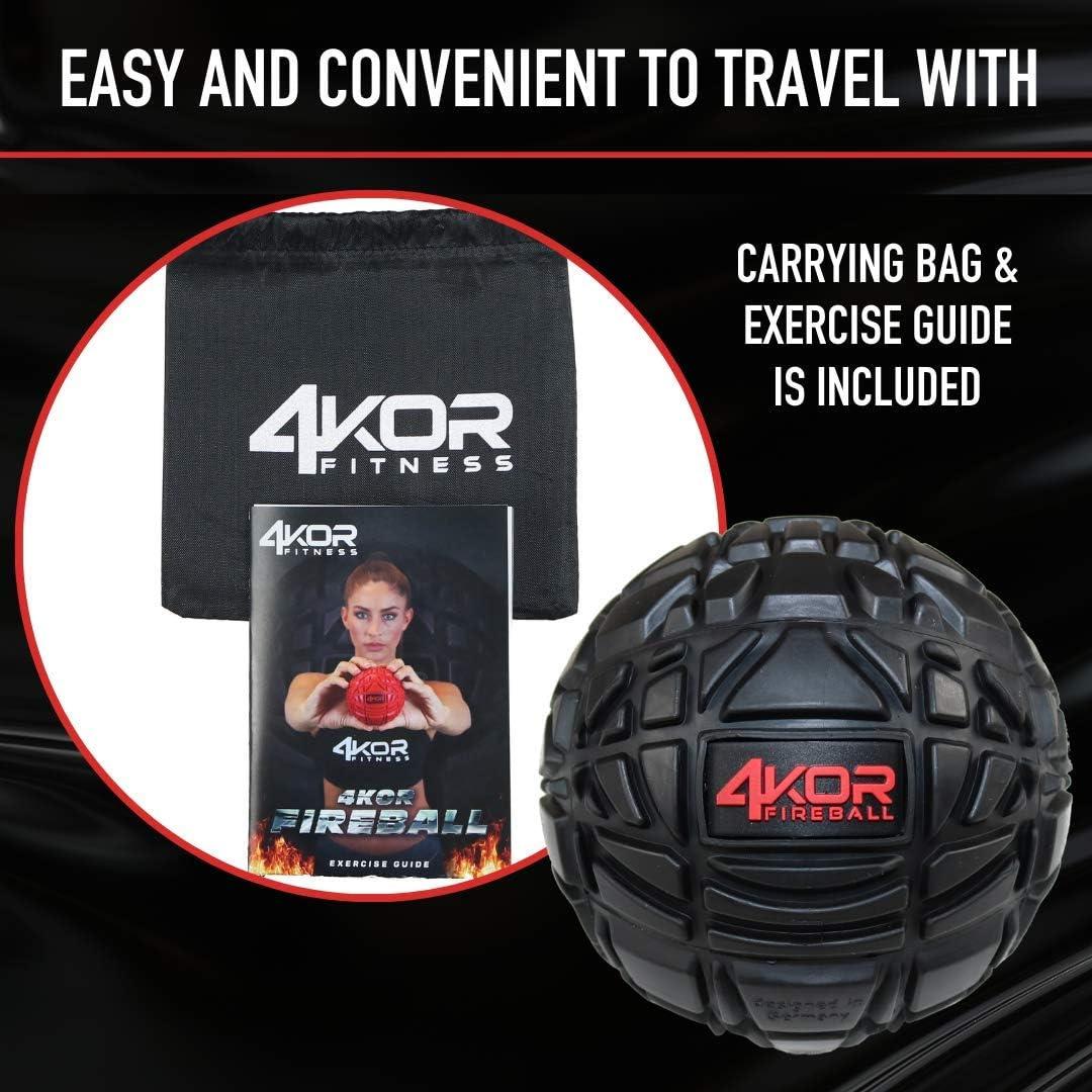 Bola de Masaje 4KOR Fireball 8.13 cm para Terapia Muscular