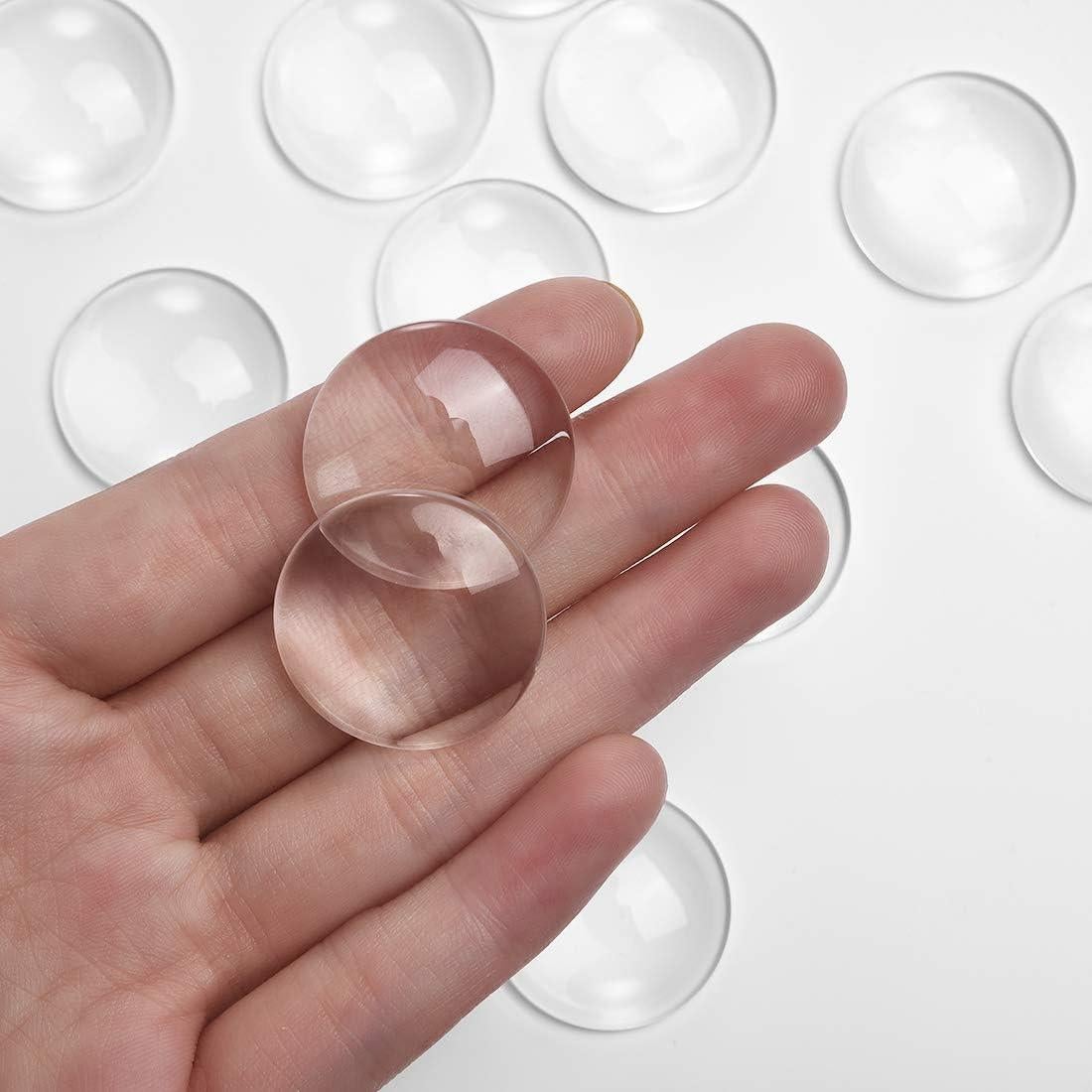 Bandejas de Colgante OBSEDE 80 Pcs con Cúpulas de Vidrio 25 mm