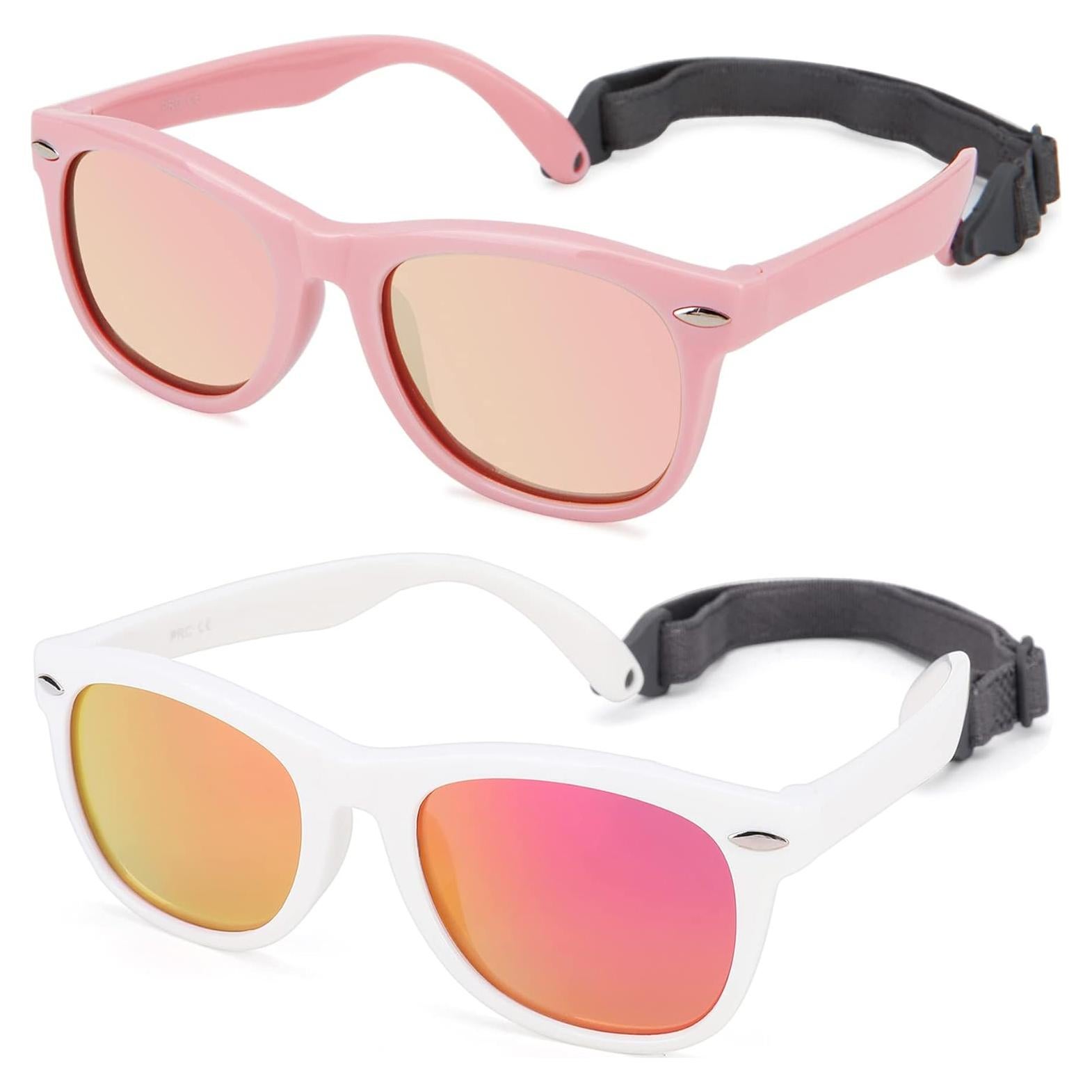 Gafas de sol polarizadas HYCREDI para bebés 0-24 meses UV 100%