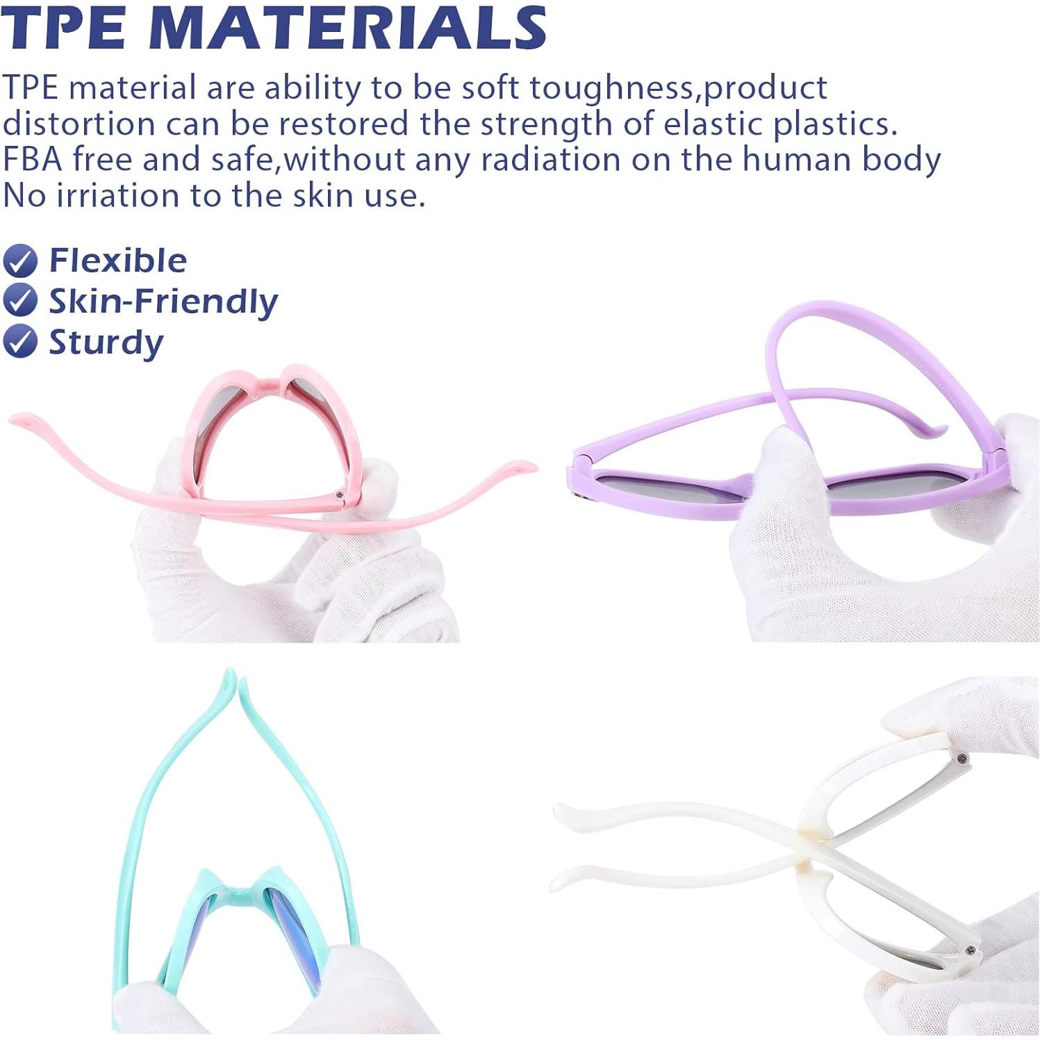 Gafas de sol polarizadas HYCREDI para bebés 0-24 meses UV 100%