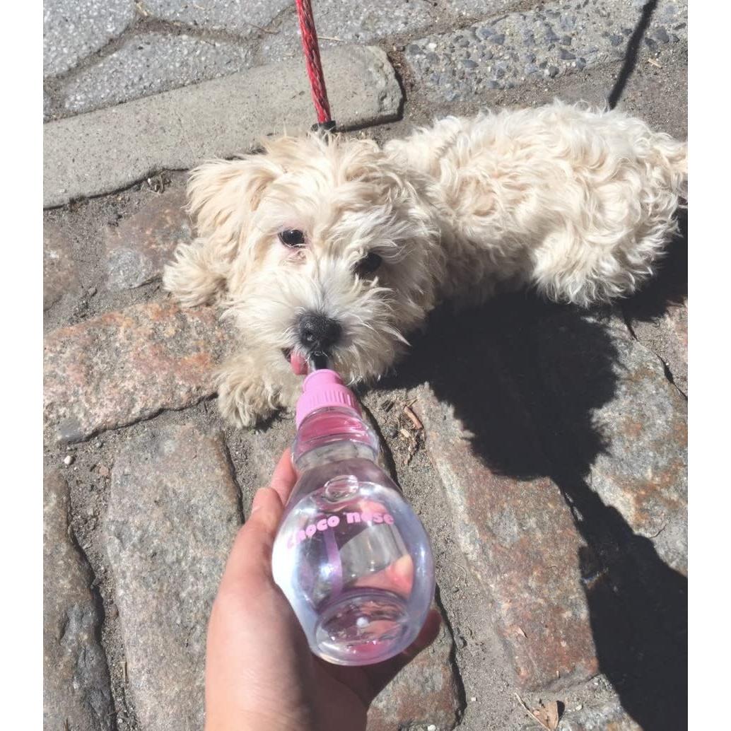 Comedero de Agua Portátil Choco Nose H258 Rosa 0.24L