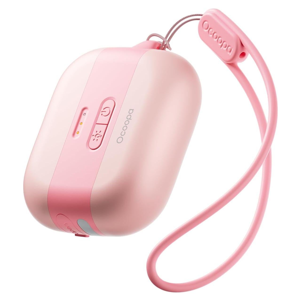 Calentador de Manos Recargable OCOOPA Heatcube Rosa 50°C