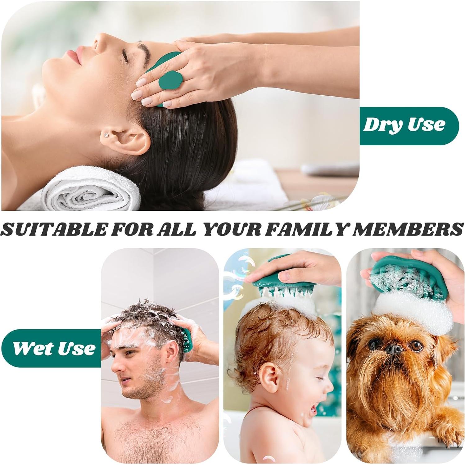 Masajeador de Cuero Cabelludo URTHEONE Silicona Bosque