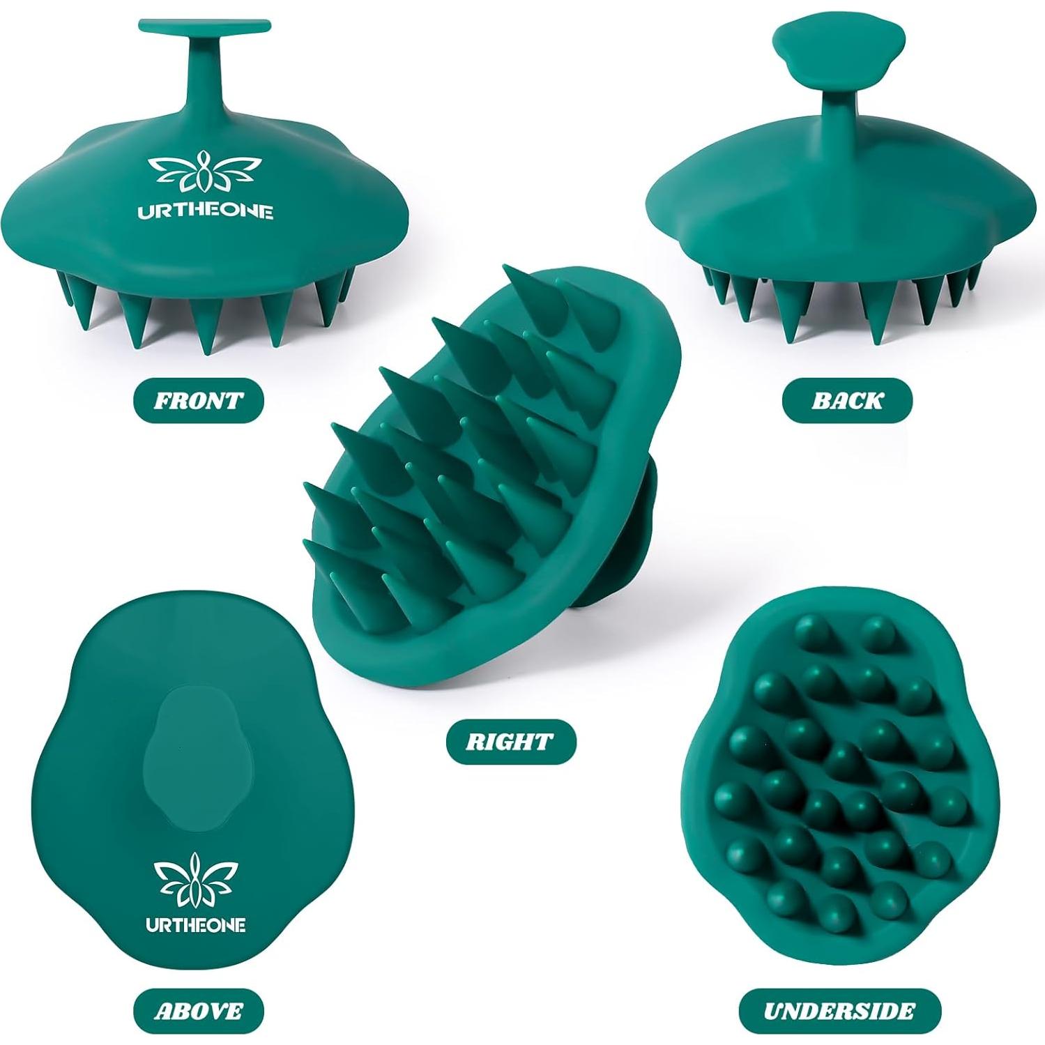 Masajeador de Cuero Cabelludo URTHEONE Silicona Bosque