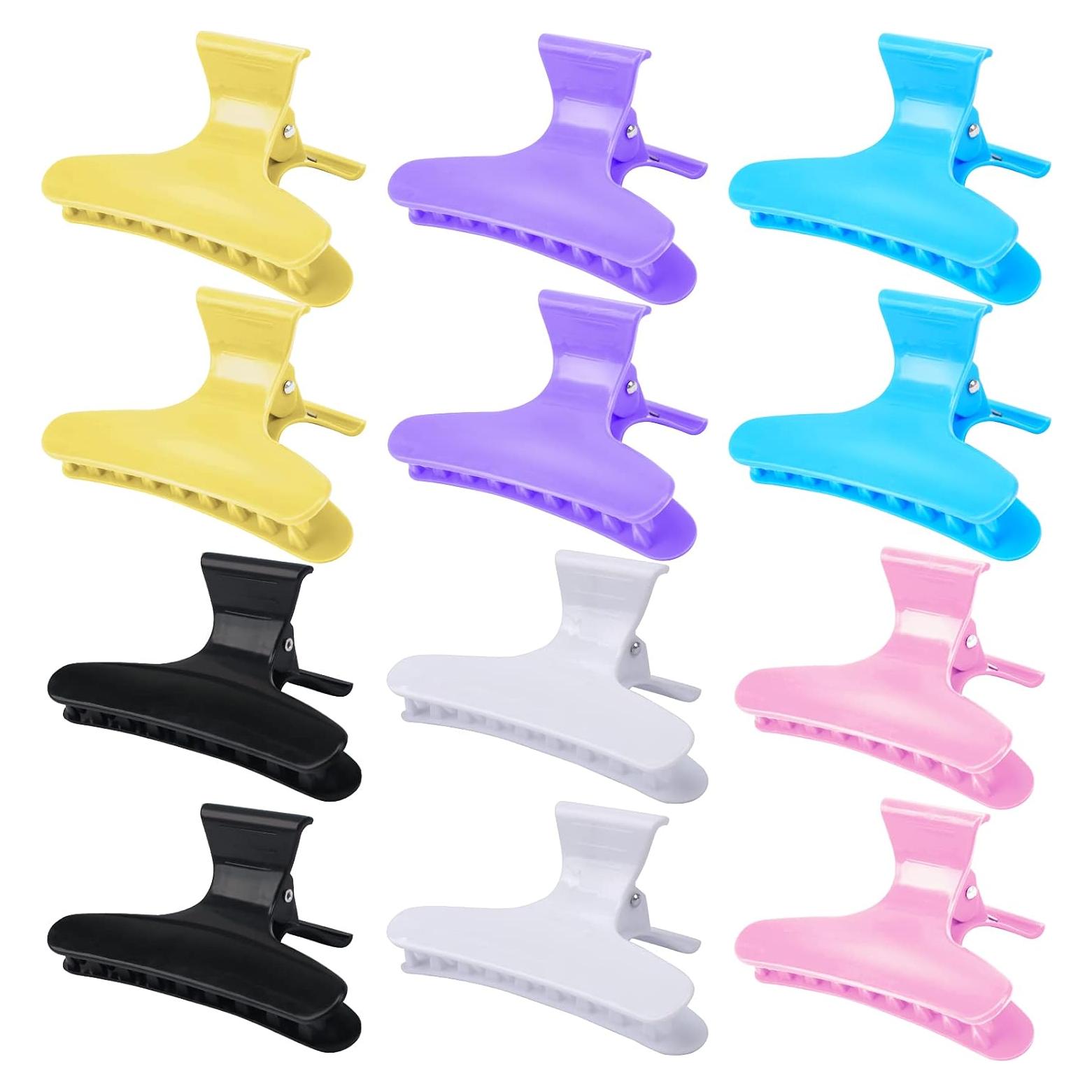 Ondder 12 Clips de Mariposa para Cabello - Antideslizantes y Duraderos