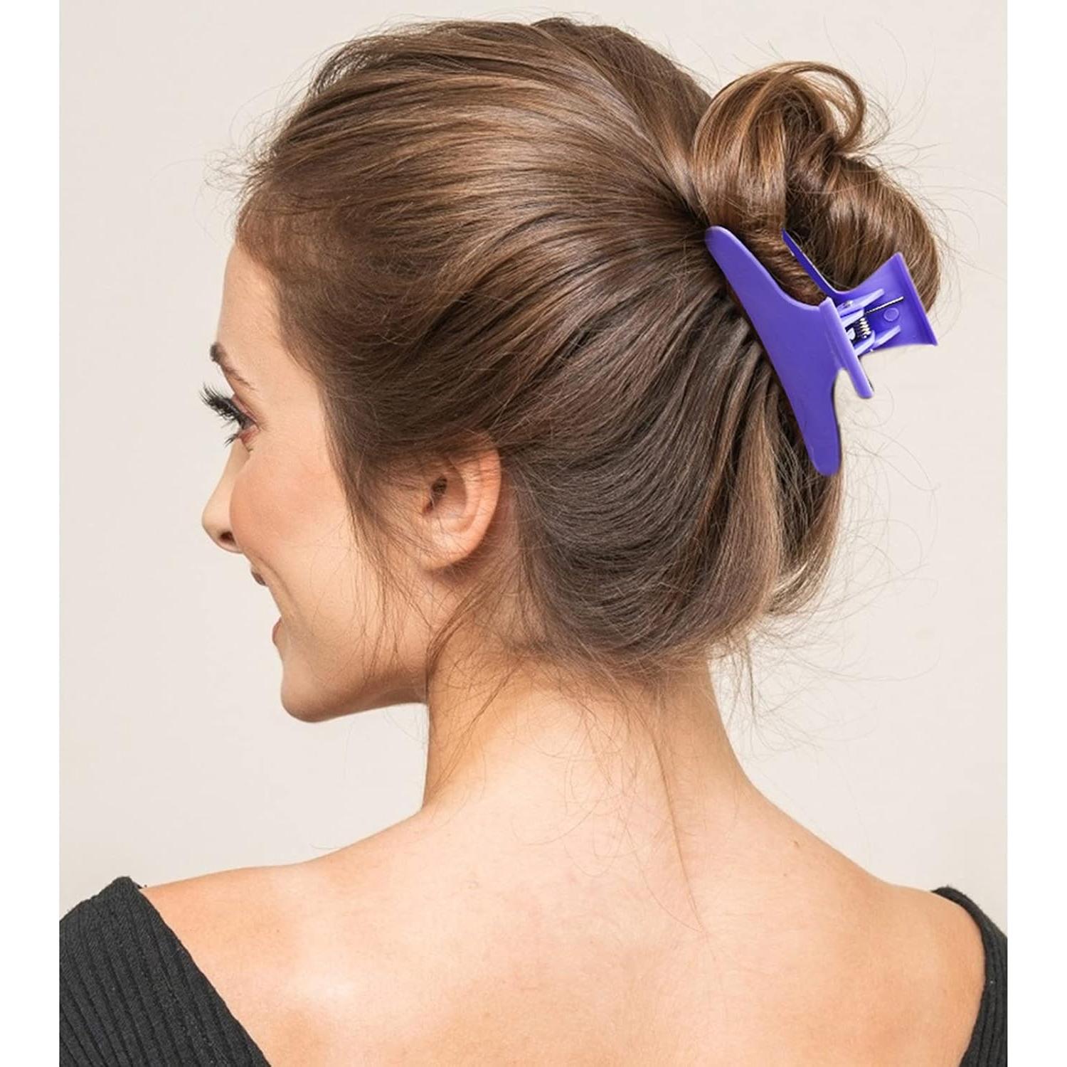 Ondder 12 Clips de Mariposa para Cabello - Antideslizantes y Duraderos