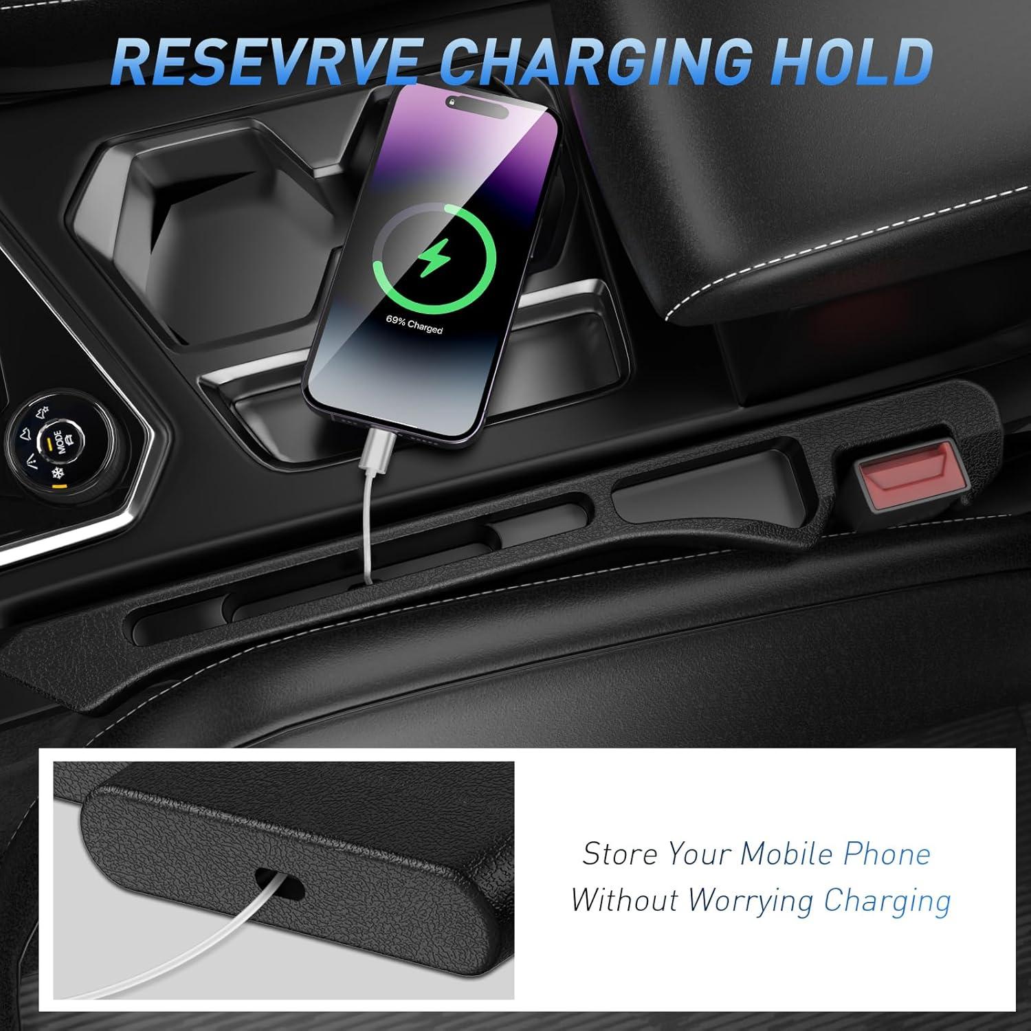 Relleno de Espacio entre Asientos de Coche DDTPDE Set de 2