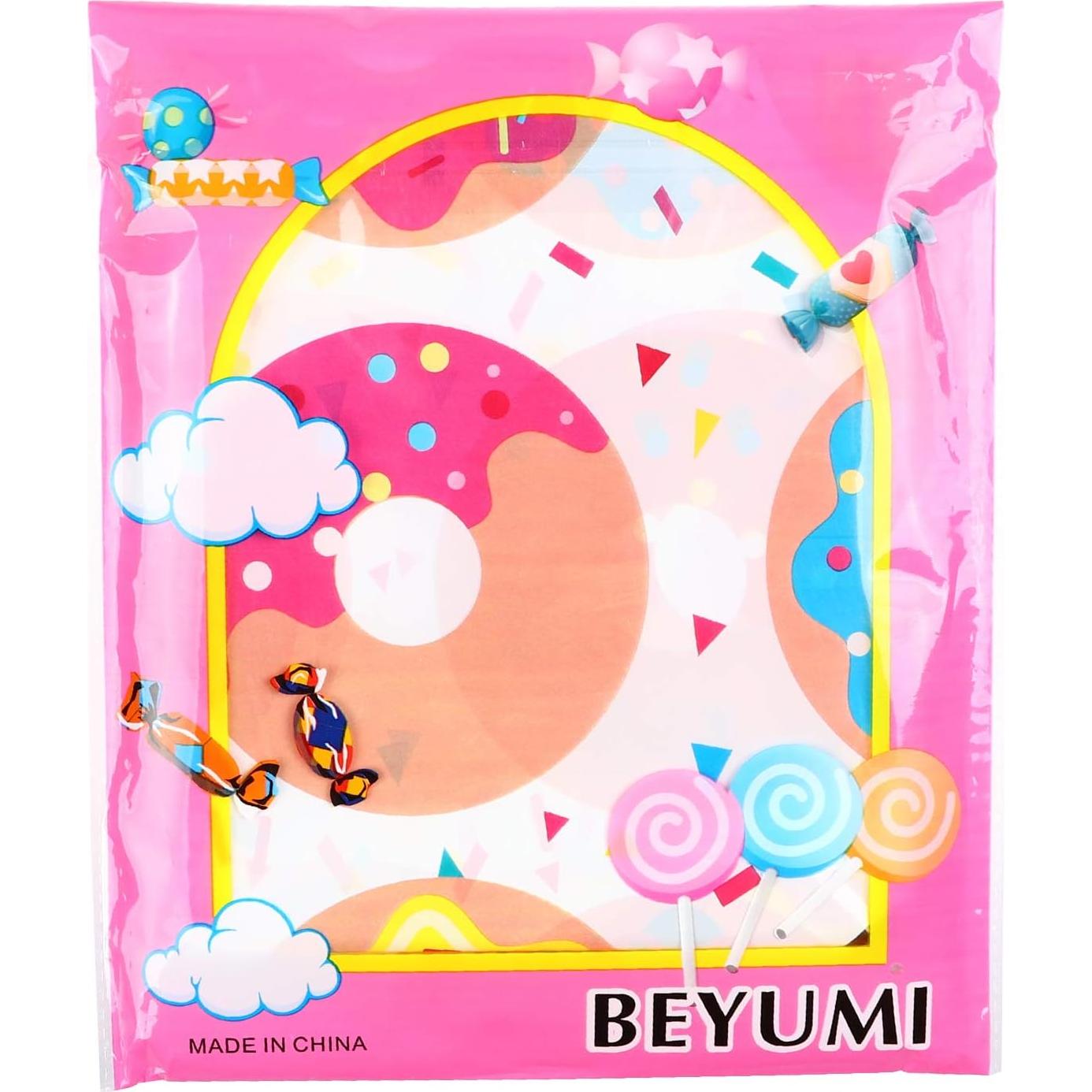 Mantel de Fiesta Donut BeYumi 4 Pack 108x180 cm Plástico Desechable