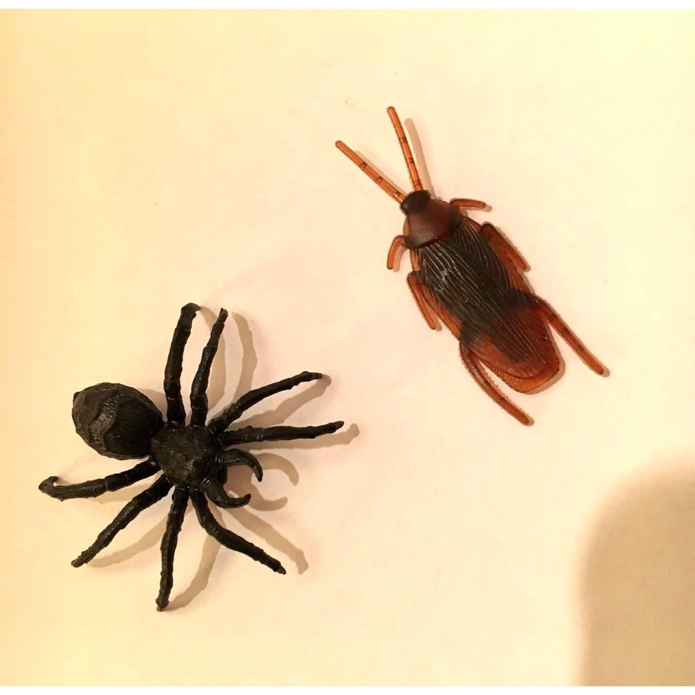 Bromas Falsas de Insectos Realistas 40 PCS - Cucarachas y Arañas Lekayihu