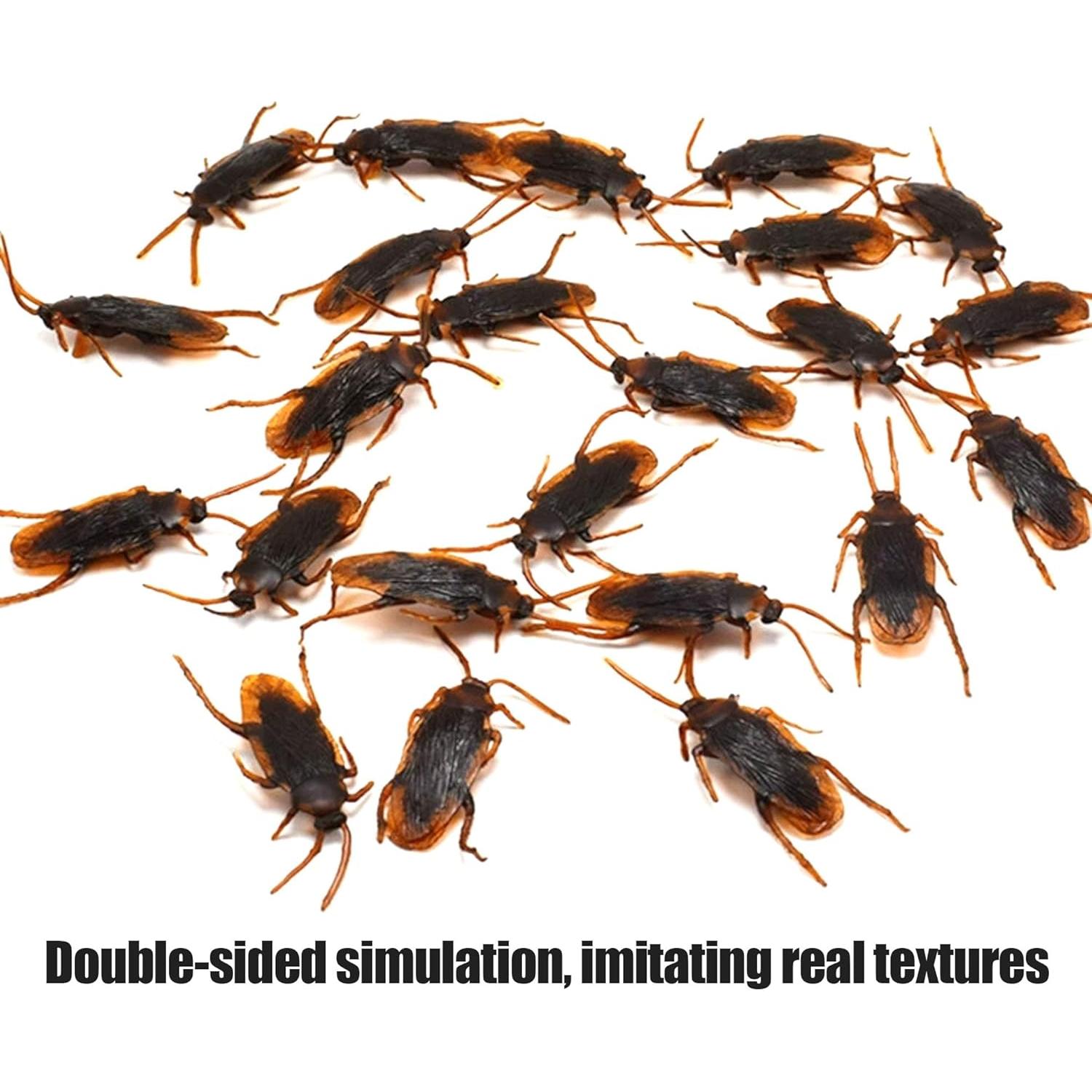 Bromas Falsas de Insectos Realistas 40 PCS - Cucarachas y Arañas Lekayihu