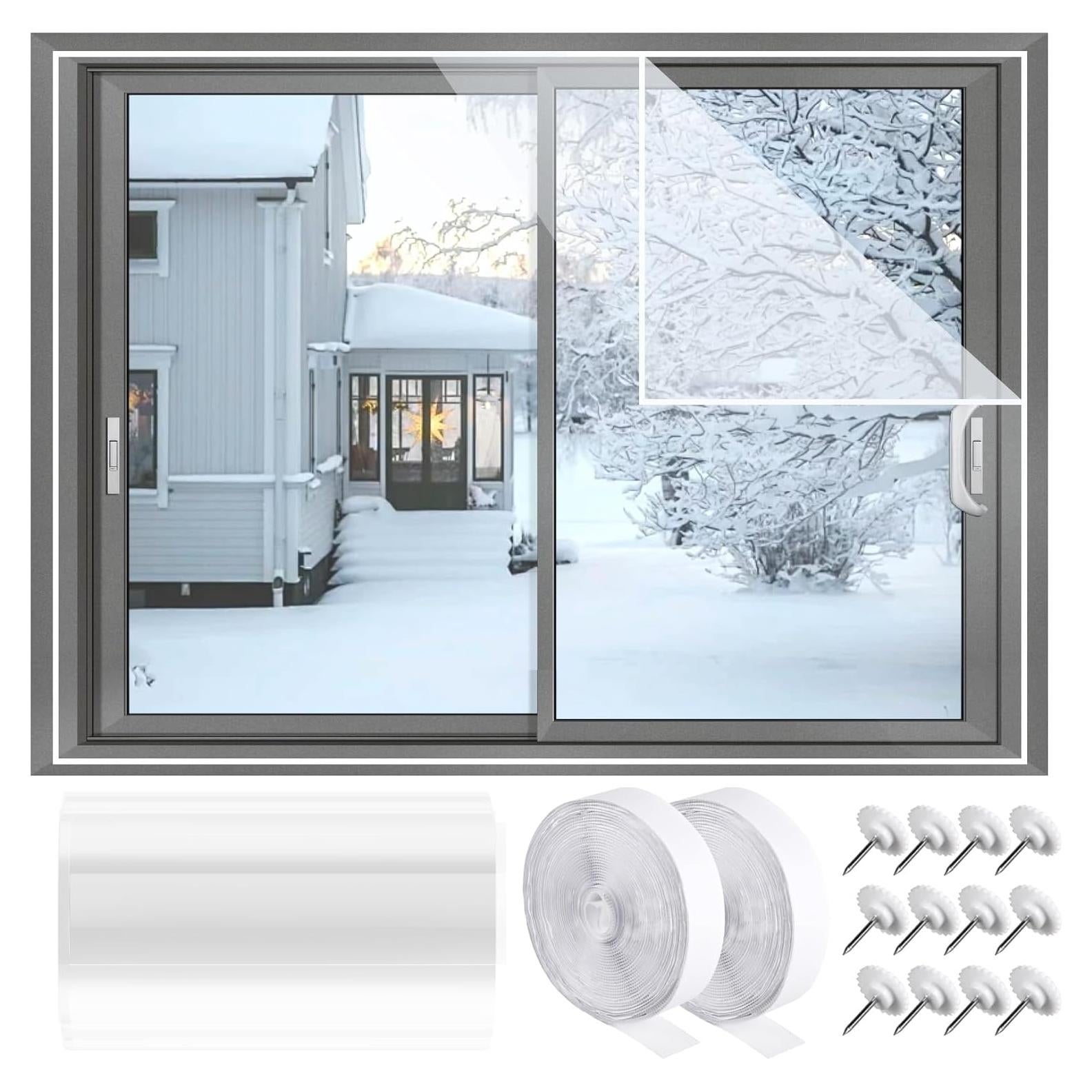 Kit Aislamiento Ventanas 120x500cm FIFIFO con Correas y Chinchetas