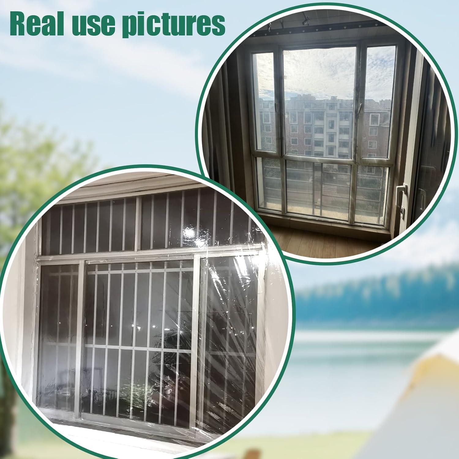 Kit Aislamiento Ventanas 120x500cm FIFIFO con Correas y Chinchetas