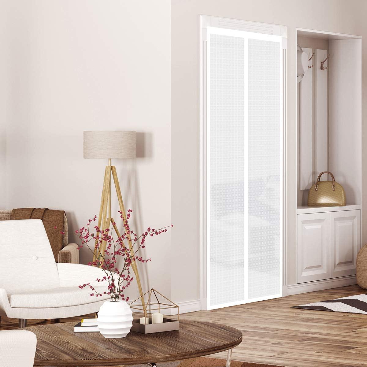 Cortina Aislante Magnética SANJIANKER 86.36x203.2 cm Blanca