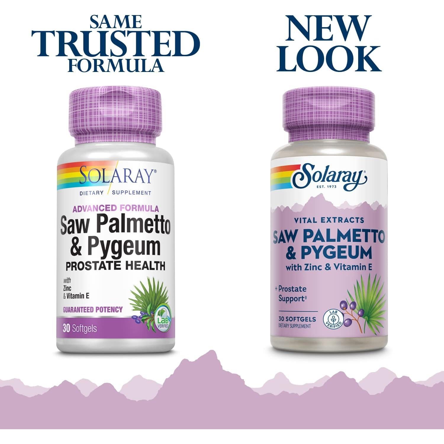 Suplemento para Próstata Solaray - Palma de Sagrado y Pygeum 30 Gelatinas