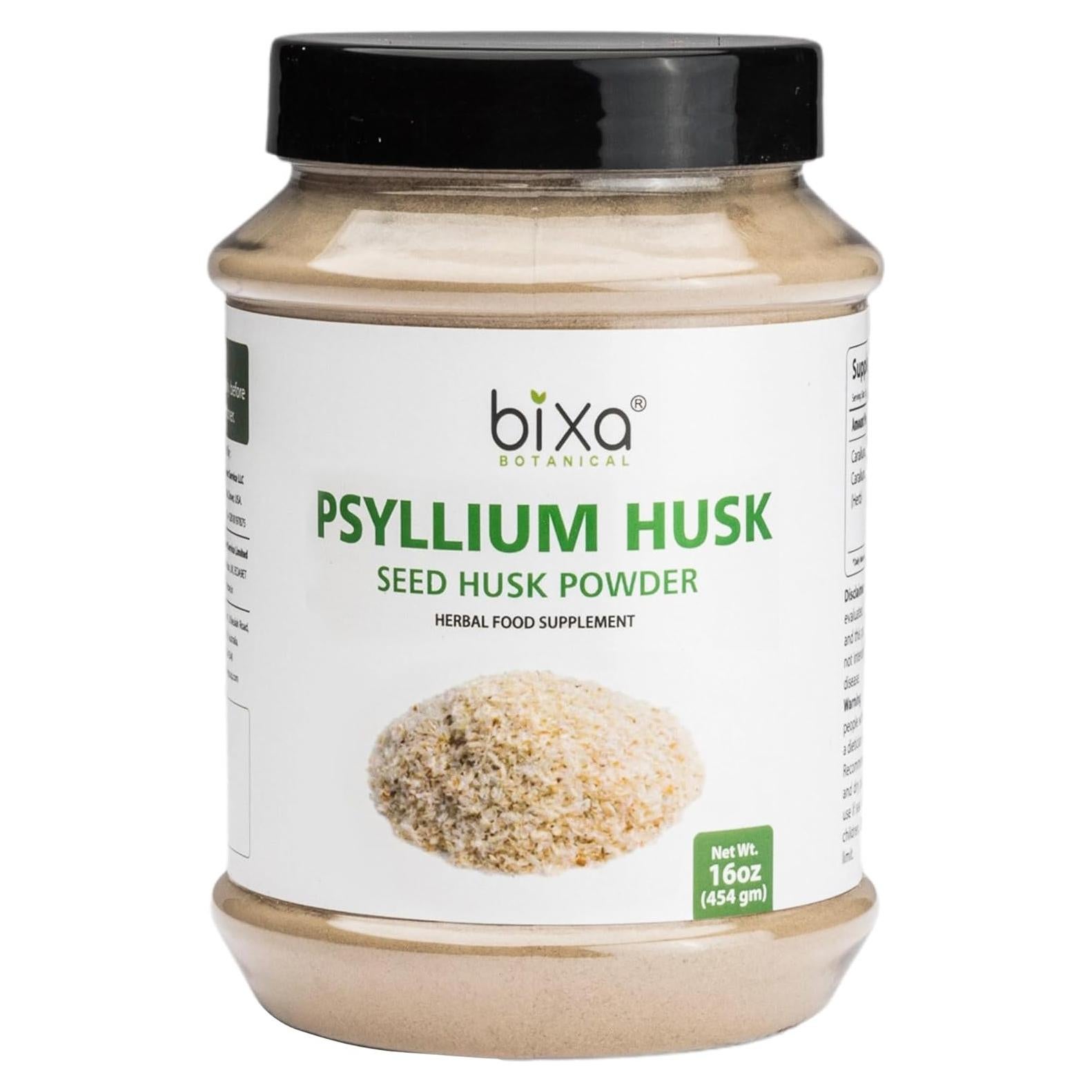 Polvo de Cáscara de Psyllium Bixa Botanical 0.45 kg Vegano
