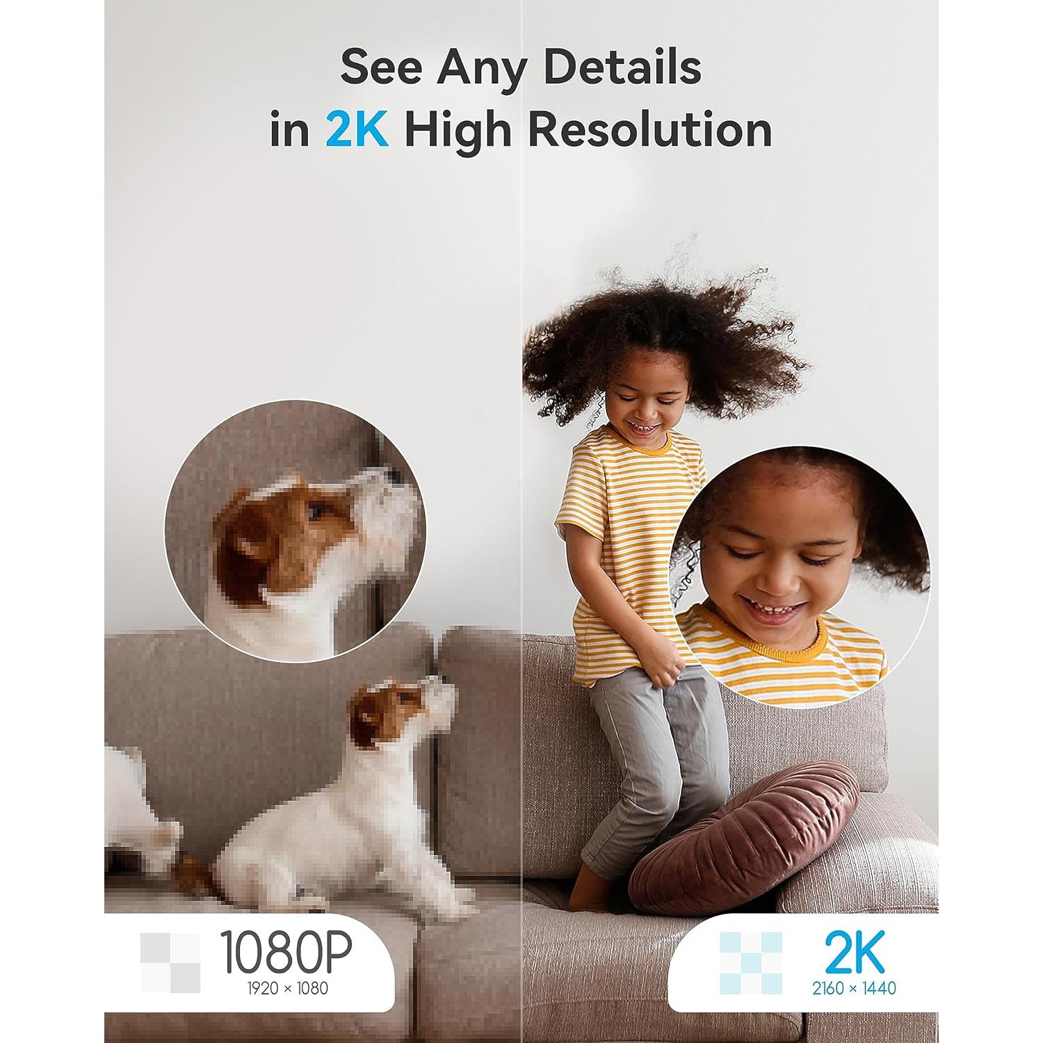 Cámara de Seguridad Blurams A31C 2K con Visión Nocturna