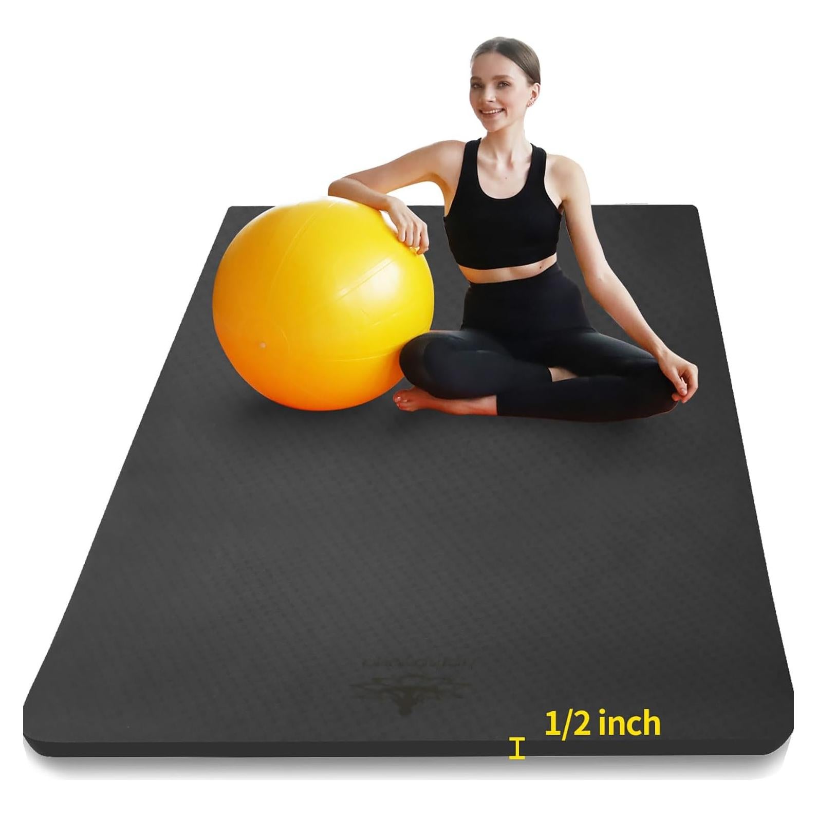 Alfombrilla de Yoga Hatha Yoga TPE 183x122 cm Antideslizante