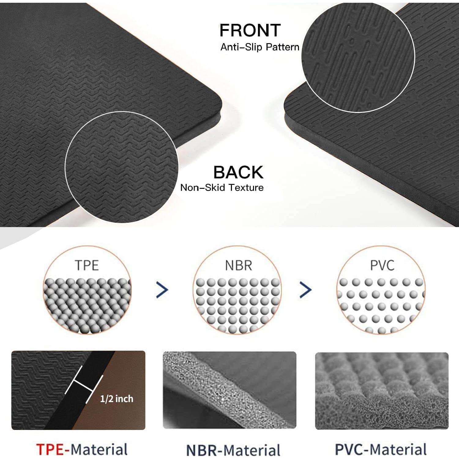 Alfombrilla de Yoga Hatha Yoga TPE 183x122 cm Antideslizante