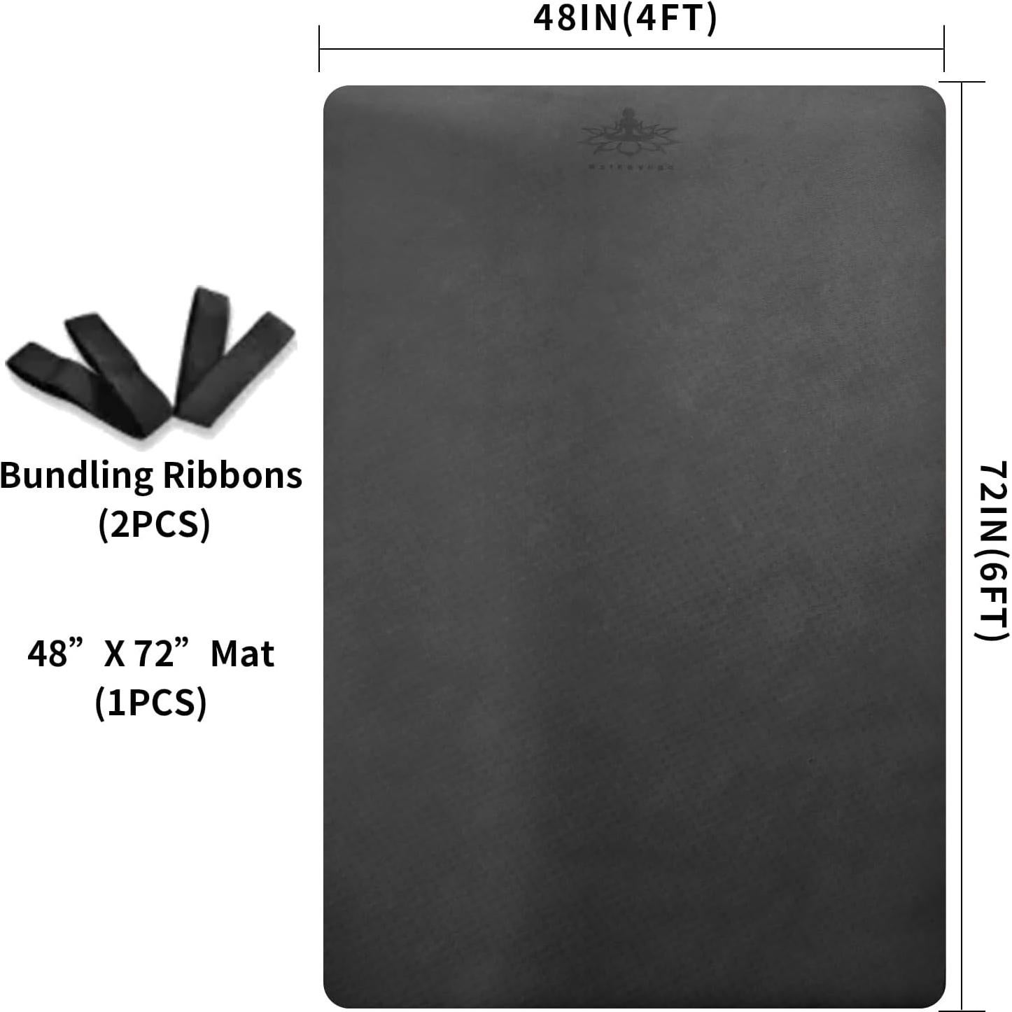 Alfombrilla de Yoga Hatha Yoga TPE 183x122 cm Antideslizante