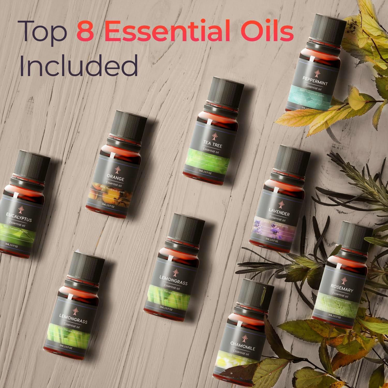 Difusor de Aceite Esencial Gratía Naturals 500ml con Sonidos