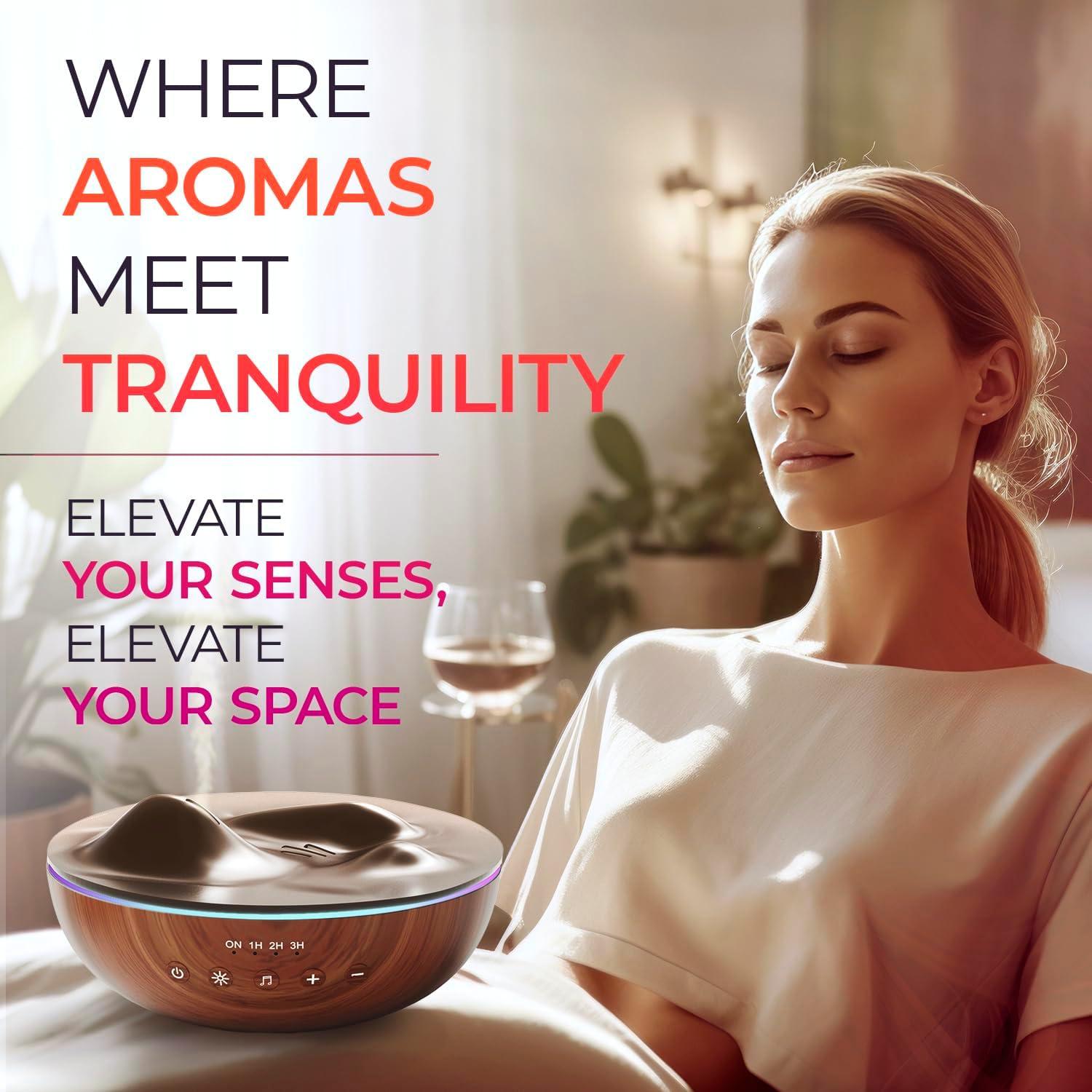 Difusor de Aceite Esencial Gratía Naturals 500ml con Sonidos