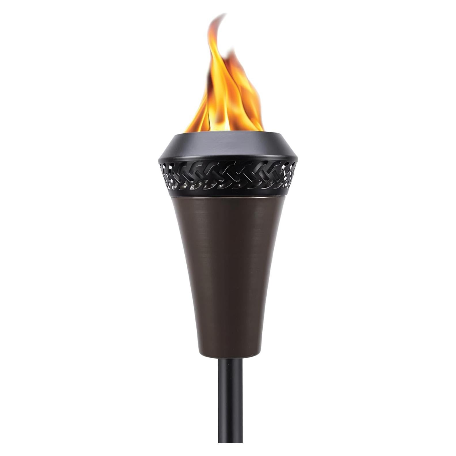 Antorcha de Metal TIKI Island King 165 cm Resistente a la Intemperie