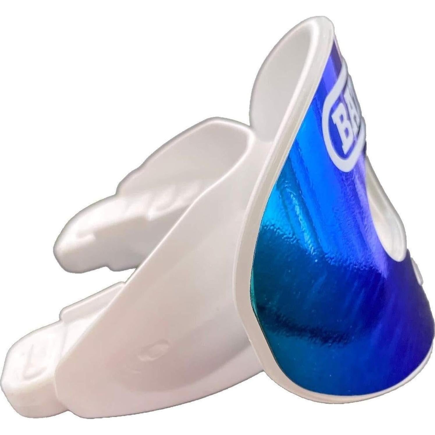 Protector Bucal de Fútbol Battle Oxígeno Cromo Azul/Verde