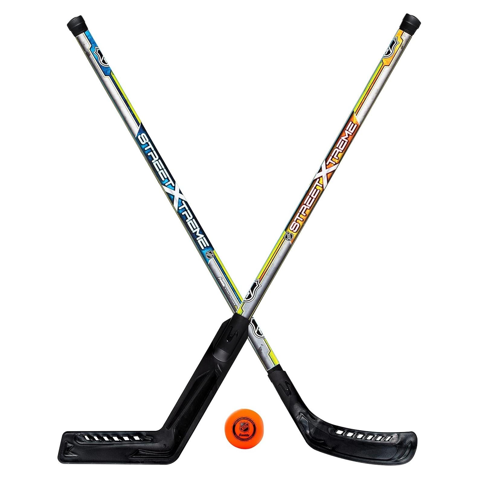Conjunto de Hockey Callejero Franklin Sports - 2 Palos + Pelota