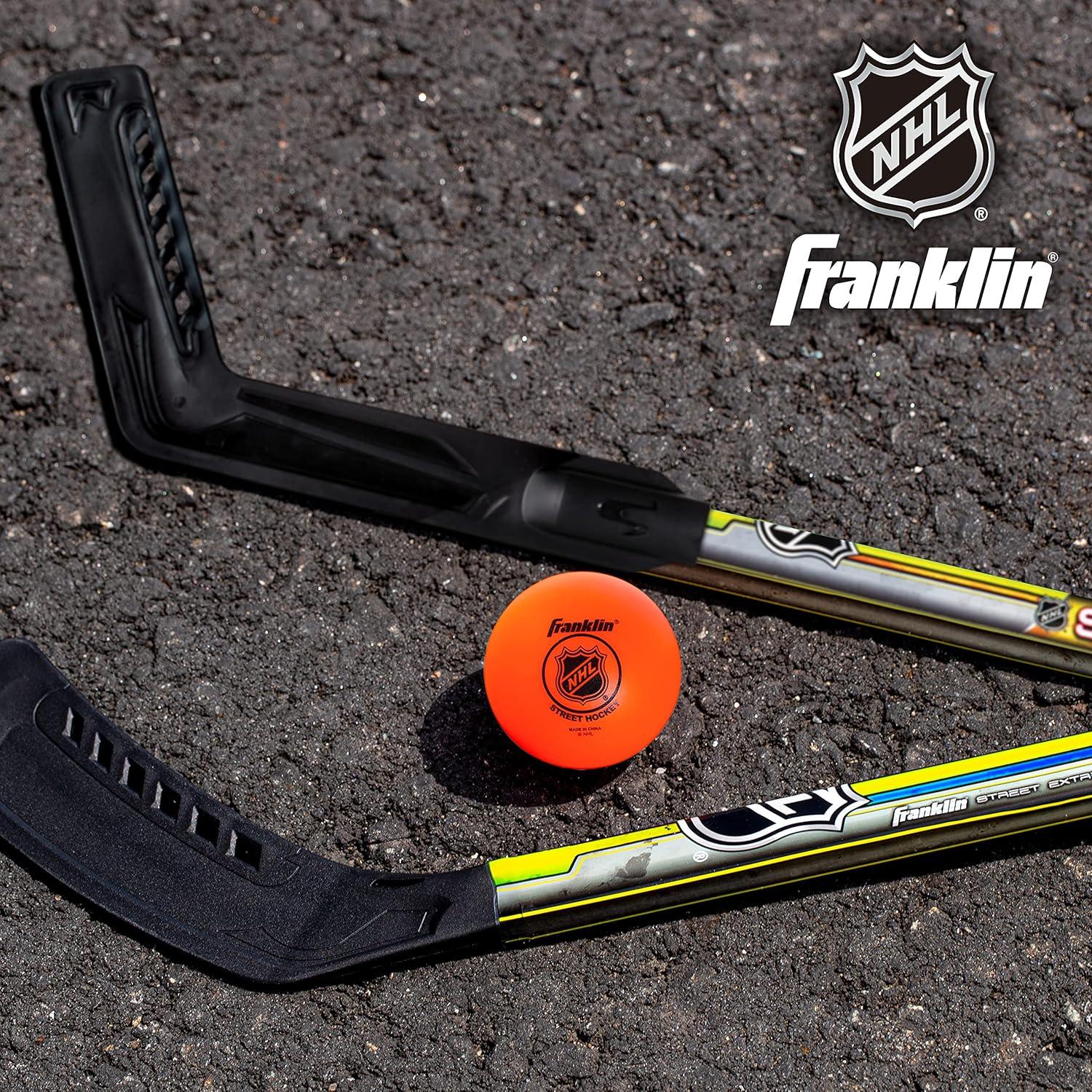 Conjunto de Hockey Callejero Franklin Sports - 2 Palos + Pelota