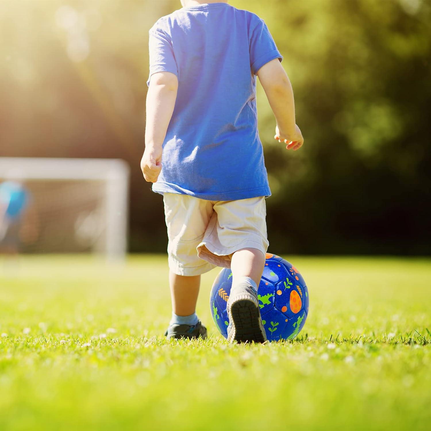 Pelota de Fútbol INPODAK Tamaño 2 Azul para Niños