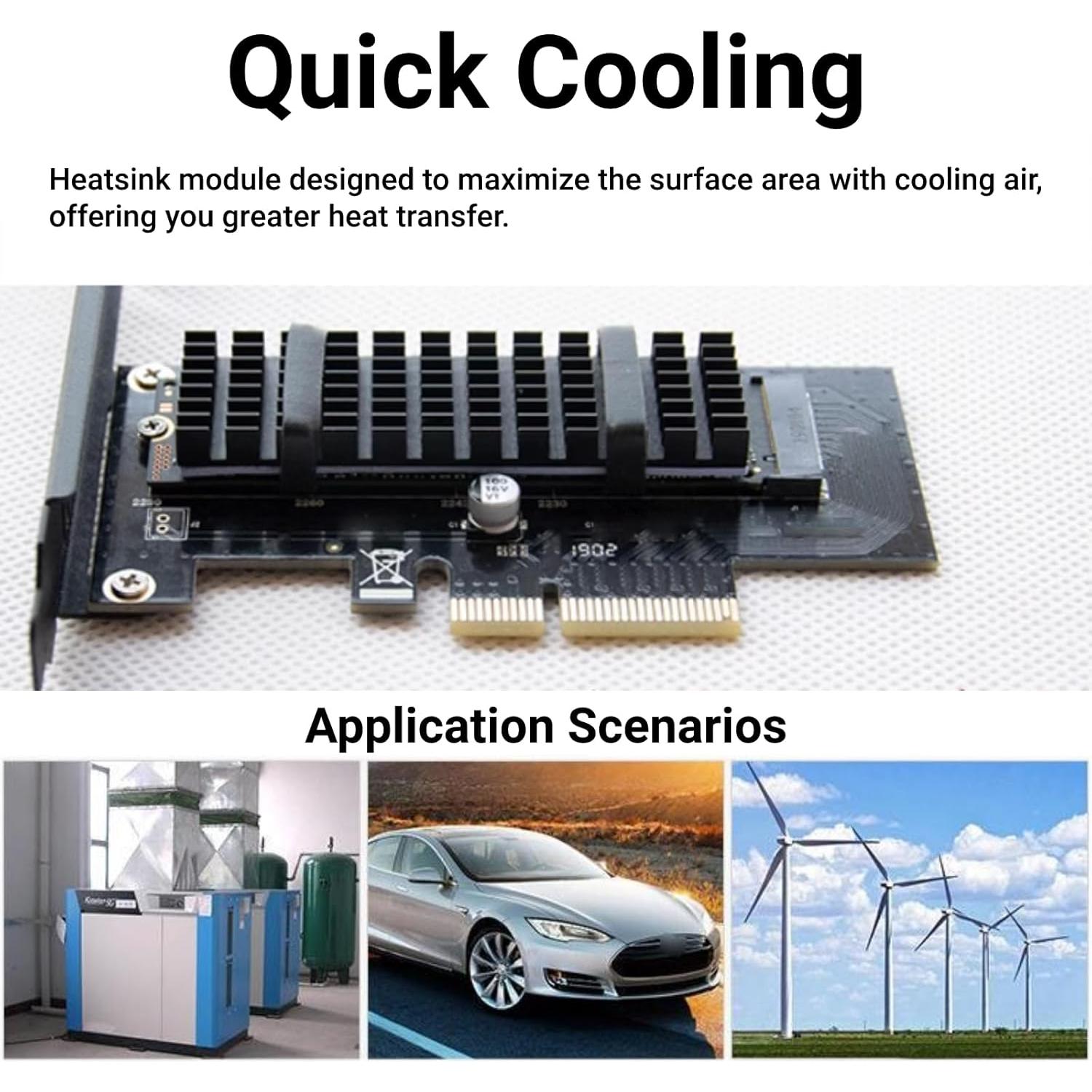 Radiador de Aletas Aluminio LiebeWH 15x12x2cm para PCB