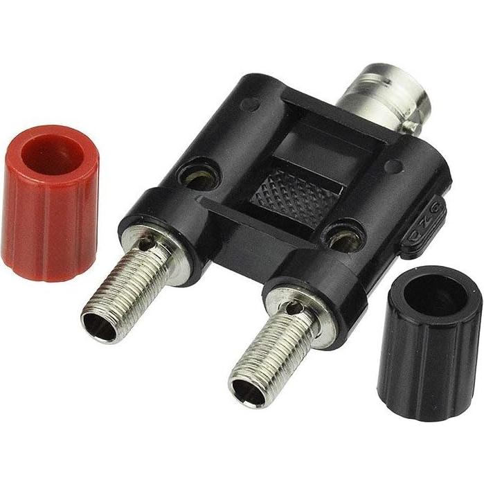 Adaptador BNC Femenino a Doble Jack Banana Femenino MWRF