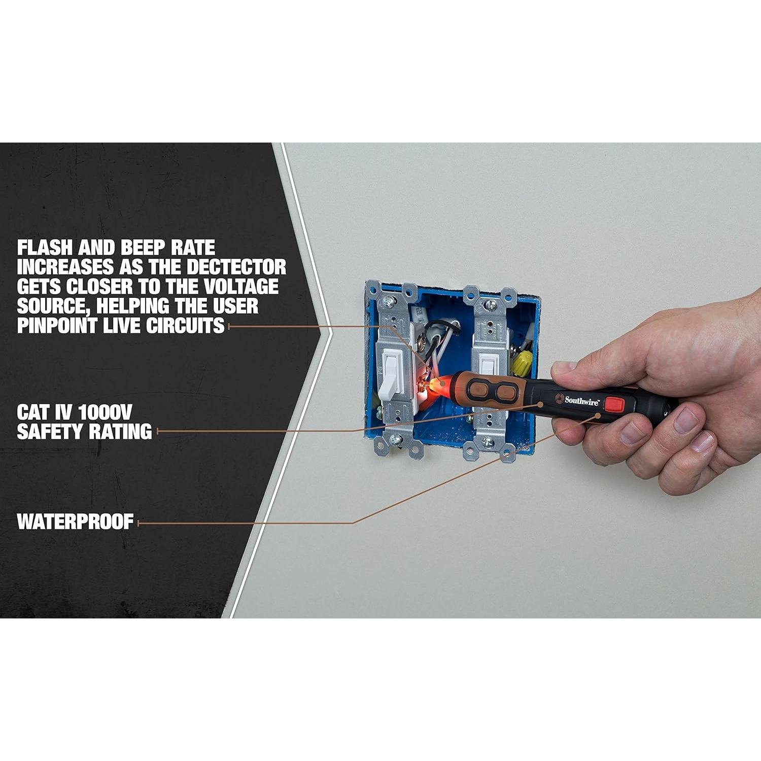 Probador de Voltaje AC Sin Contacto Southwire 40150N IP67