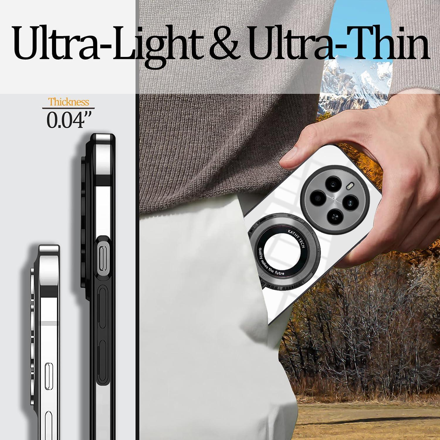 Funda Honor Magic 7 Pro Silicona Negra con Soporte Anillo