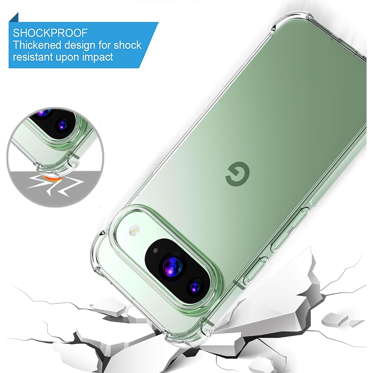 Funda Protectora TPU Transparente para Google Pixel 9/9 Pro