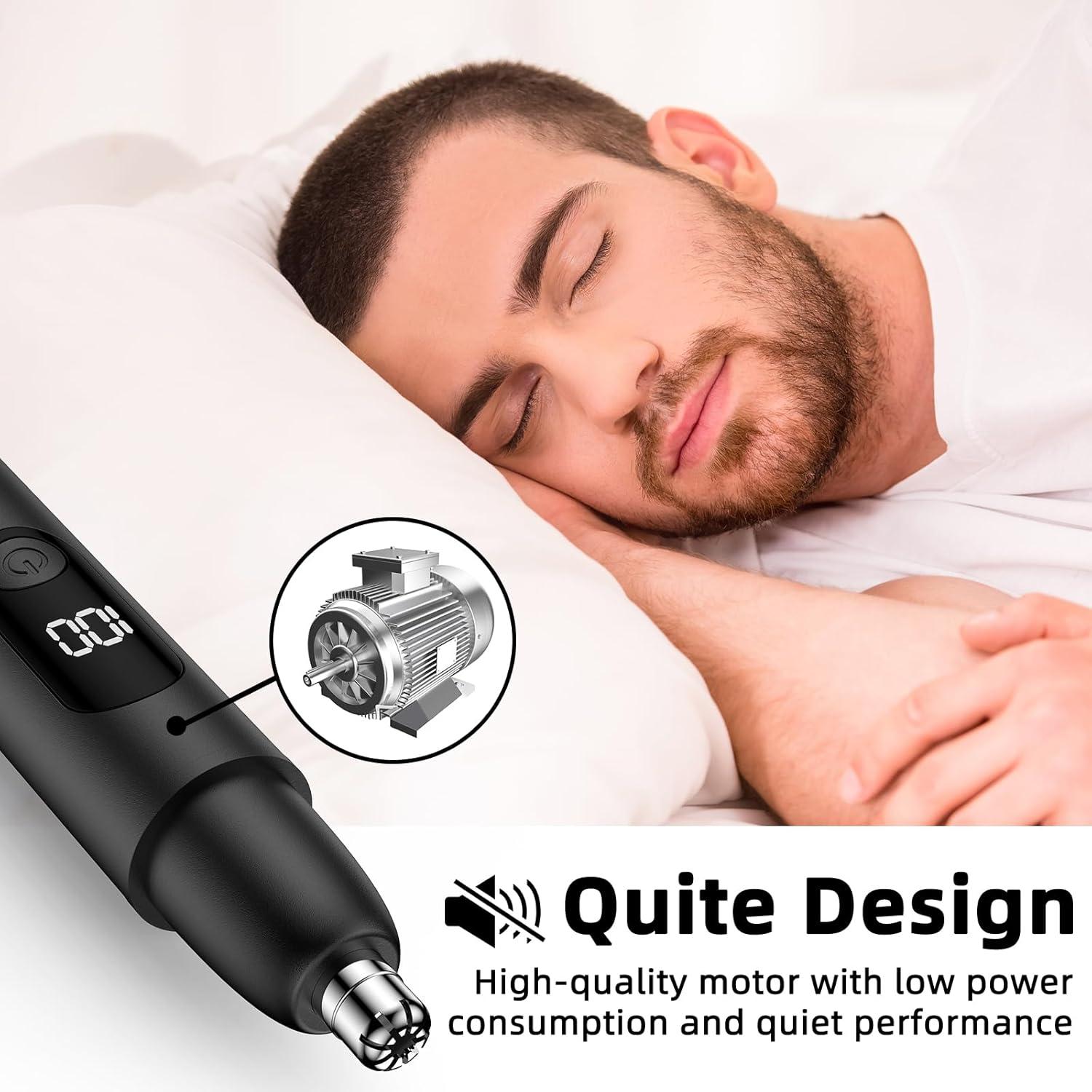 Recortador de Vello Nasal y Auricular Smity Negro Recargable