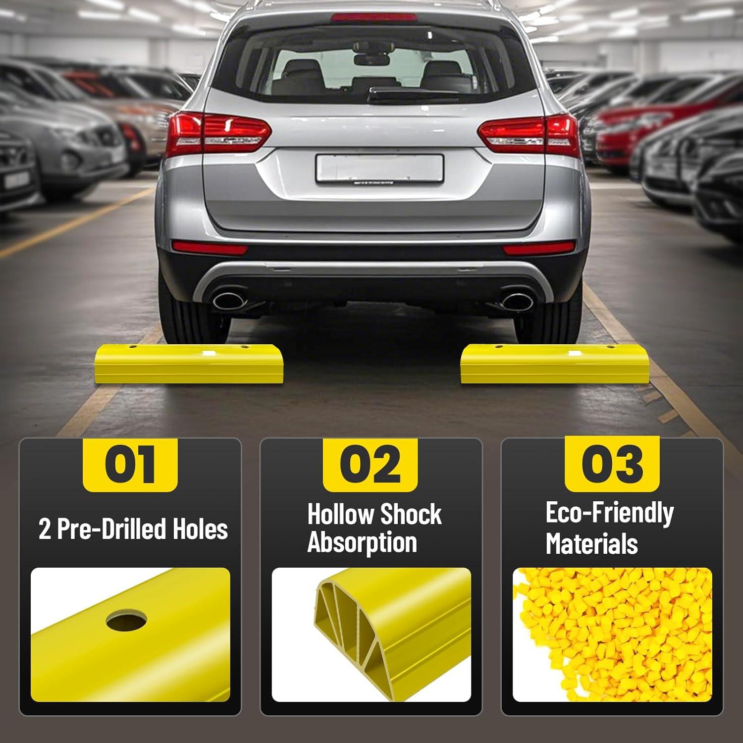 Tope de Estacionamiento ROBLOCK 55.88 cm Amarillo 2 Piezas