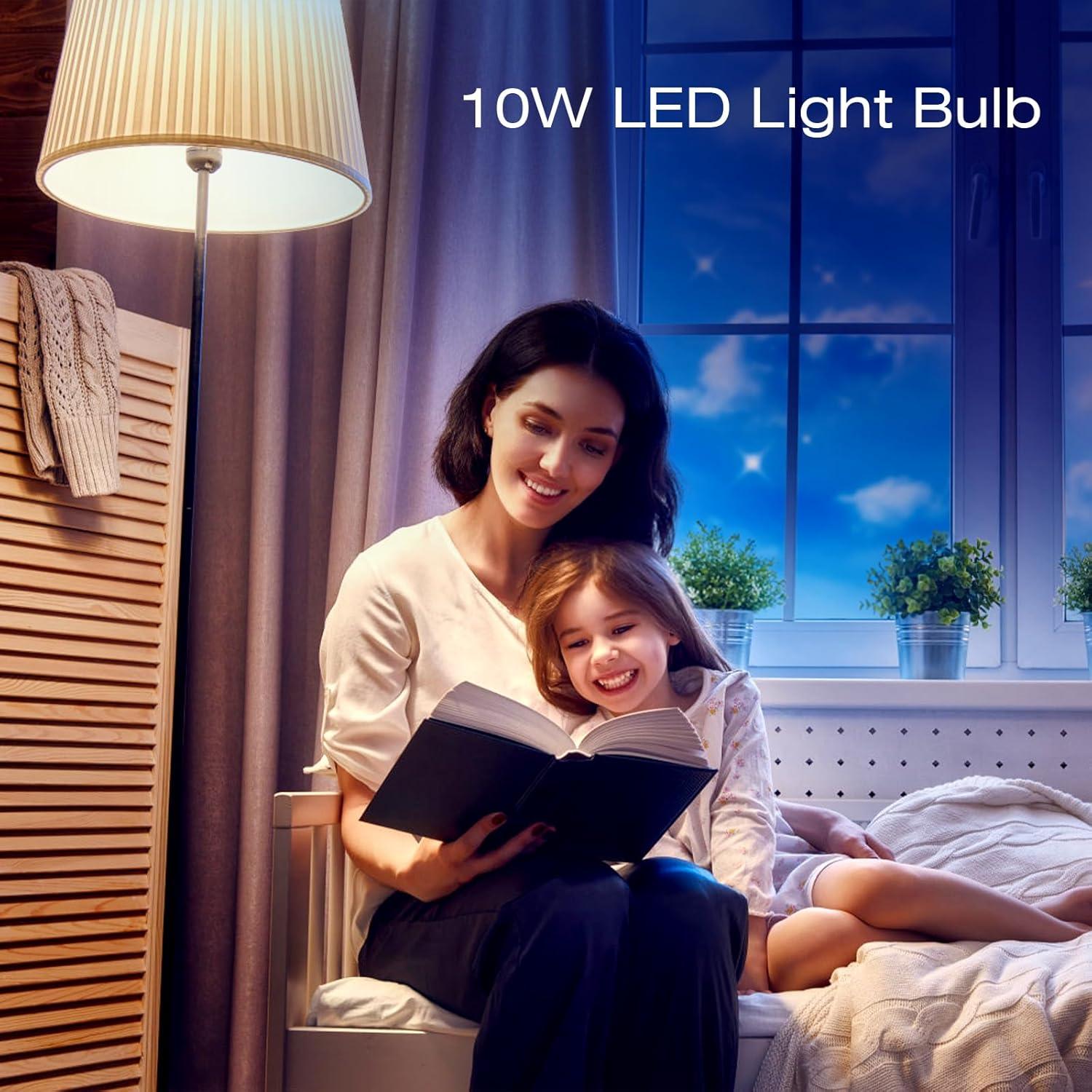 Bombilla LED SUNNEST RGBW E27 10W 820LM Regulable con Control Remoto