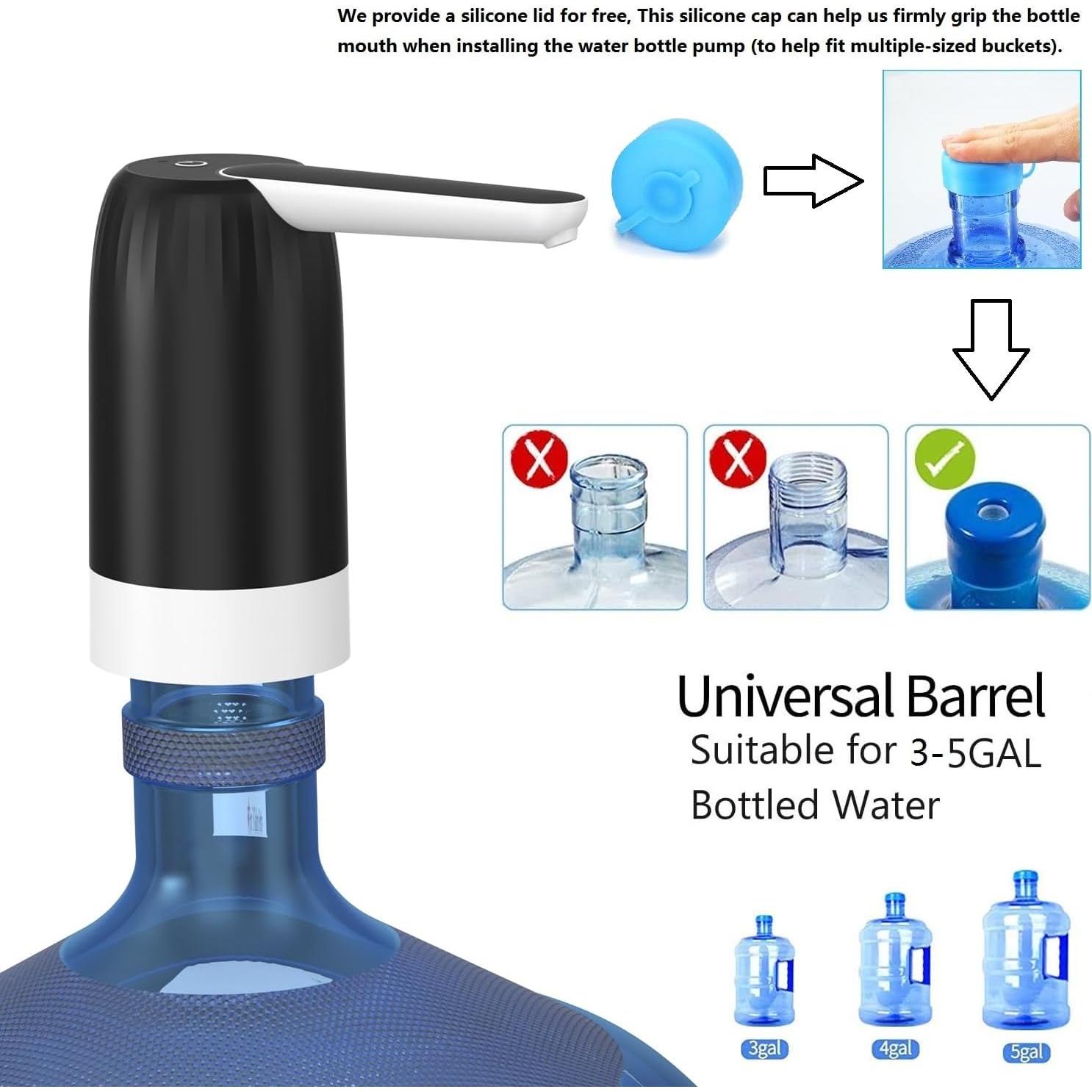 Dispensador de Agua Eléctrico Myvision 5 Galones USB - Negro