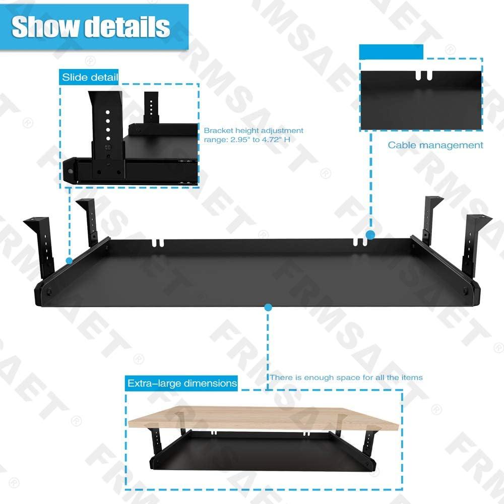 Bandeja para Teclado FRMSAET Metal 73.96x32.77 cm Ajustable