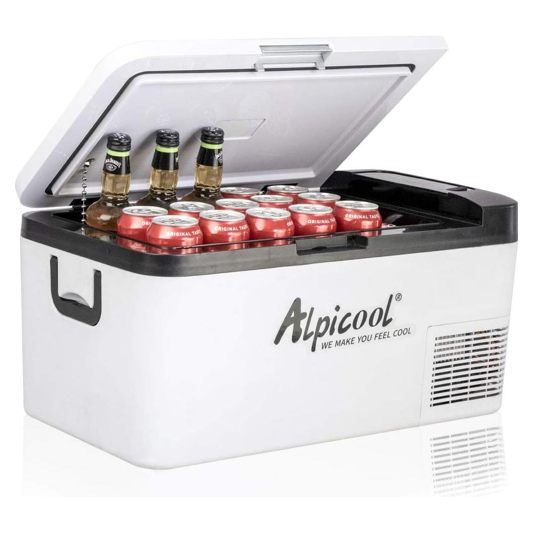 Congelador Portátil Alpicool K18 18L 12V Enfriamiento Rápido