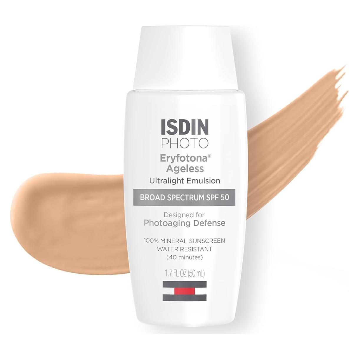 Protector Solar Mineral Tinteado ISDIN Eryfotona Ageless SPF 50+