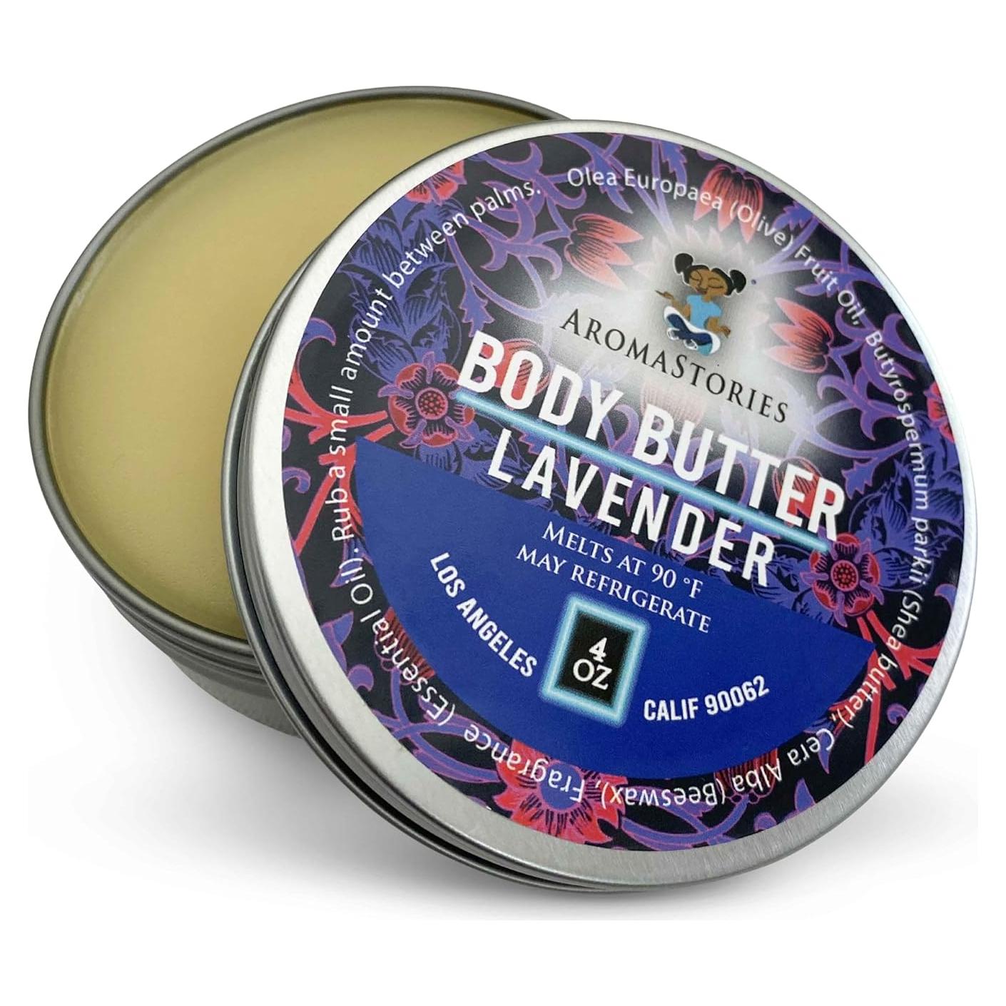 Manteca Corporal de Lavanda Aromastories 113.4g Hidratante Natural