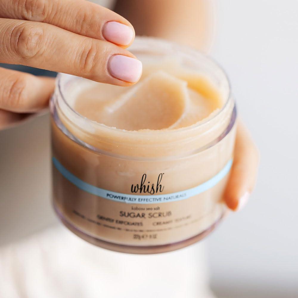 Exfoliante Corporal Whish de Azúcar Moreno y Sal Marina Kabosu 226.8 g